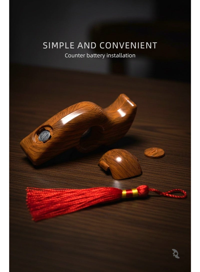 Digital Tasbih Finger Counter with LED Display – Islamic Electronic Tasbeeh for Ramadan, Umrah & Hajj, Elegant Wood Color - Image 4