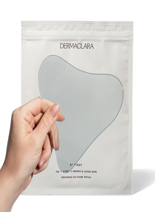Dermaclara Silicone Chest Wrinkle Patch - Silicone Chest Patches for Wrinkles, Reusable Overnight Scar Treatment for Pregnancy, Stretch Marks, Skin Repair, Up to 30 Uses - 1 Decollete Pad - Image 1