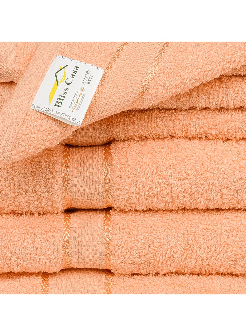Bliss Casa - 8 Pieces Towel Set - 2 Bath Towels, 2 Hand Towels, and 4 Washcloths, Ring Spun Cotton Highly Absorbent Towels for Bathroom, Shower Towel - Image 4