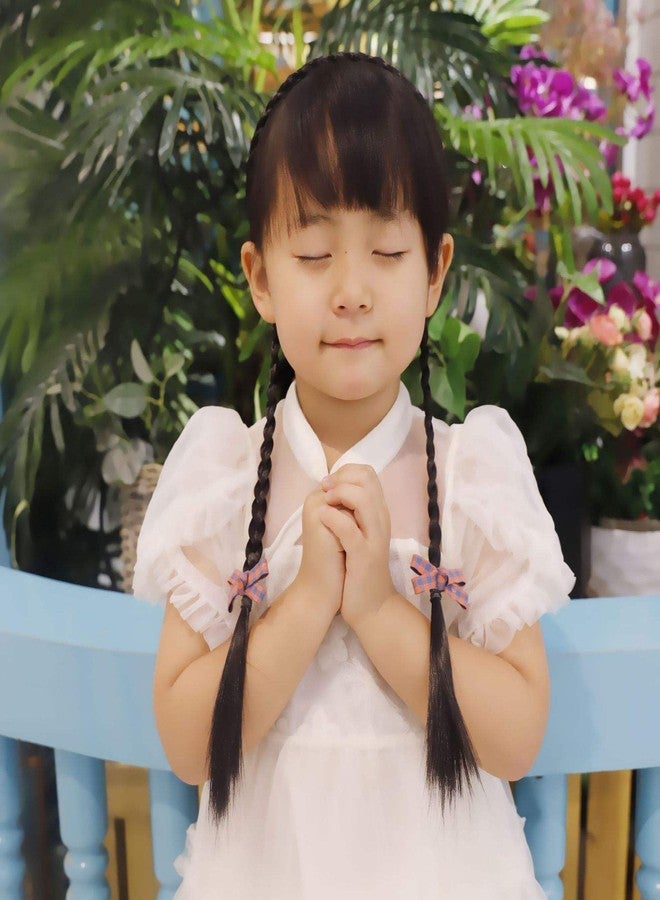 QUILBOOL Synthetic Hair Braided Headband Classic Wide Strands Wedding Disorderly Fluffy Braids Wig Band Women Beauty Accessory - 1 pc. - Image 2