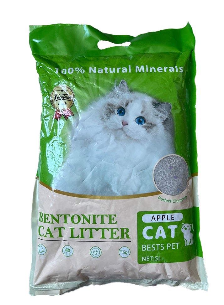 Generic Bentonite Cat Litter 5L – Apple Scented  - Image 1