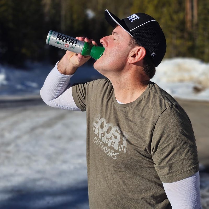 BOOST OXYGEN عبوة متوسطة طبيعية سعة 5 لتر | دعم تنفسي للتعافي الهوائي، الارتفاع، الأداء والصحة (6 عبوات) - Image 2