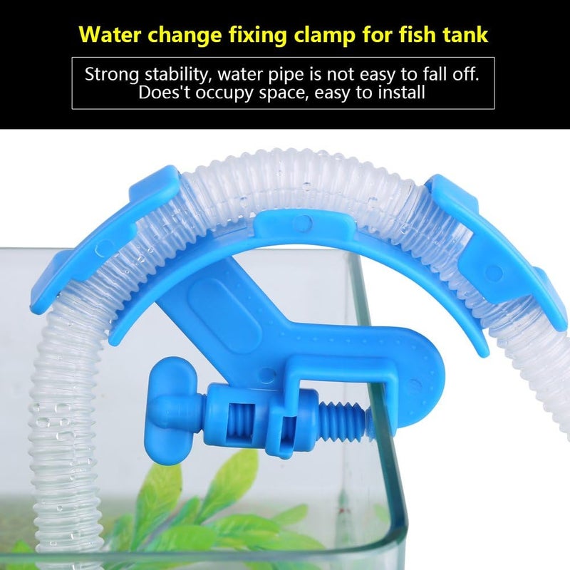 klarako Aquarium Hose Holder, Adjustable Mounting Clip Water Pipe for Mount Tube Plastic Fish Tank Filter and Water Filtration Fixed Clamp Clip - Image 3