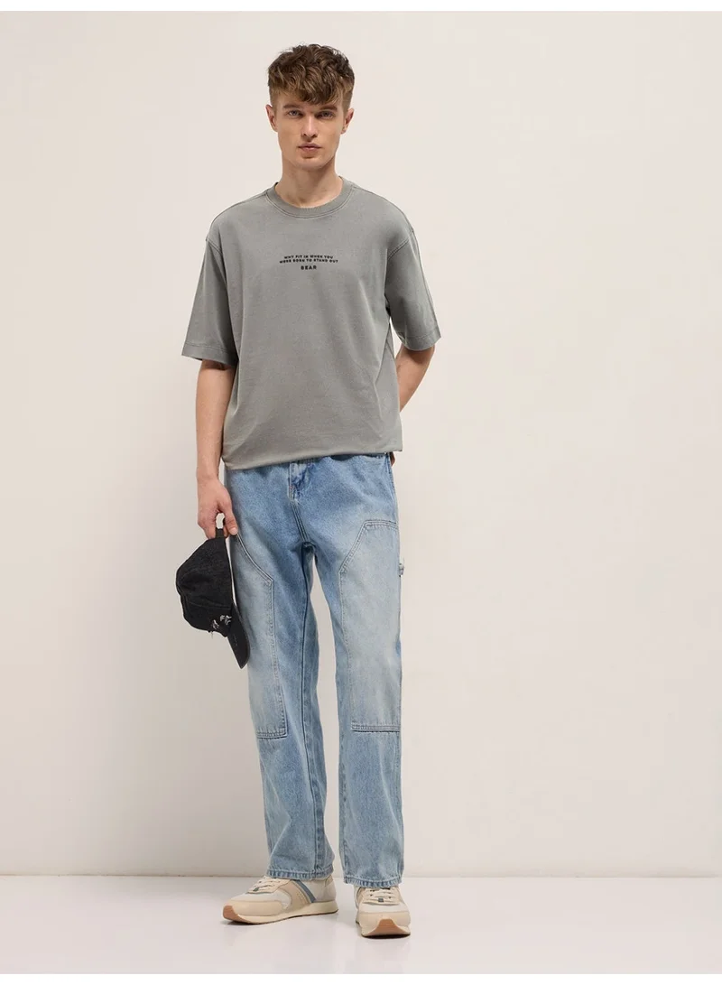 The Bear House  Men’s Short Sleeve T-Shirt | Casual, Comfortable & Stylish Everyday Wear | Perfect for Work, Travel, or Relaxed Outfits | Versatile All-Season Essential for Any Occasion for Men | Best Price UAE
