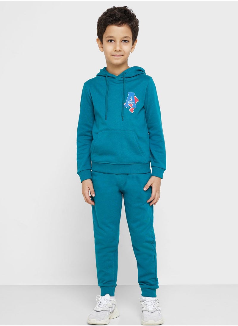 Pinata - Boys Printed Hoodie And Jogger Set - Image 1