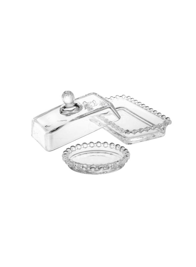 Dania 🌴 Glass Date Serving Set with Pitter Dish – 4 Sets (8 Pieces) | Elegant and Neat Hospitality - Image 4