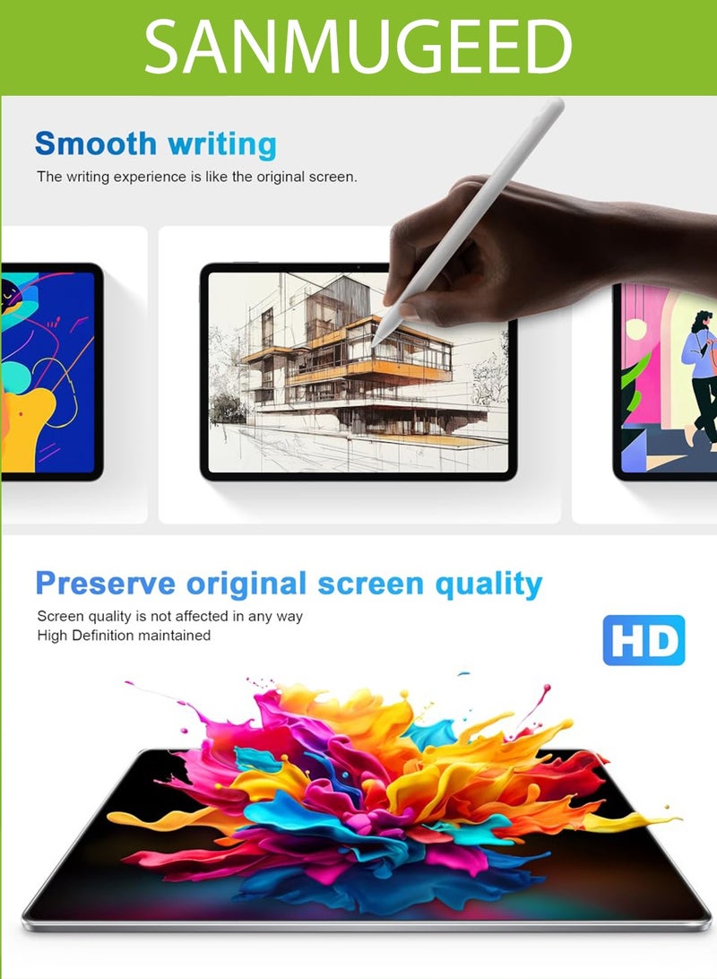 SANMUGEED 2 Pack Screen Protector for Tablet Galaxy Tab S11/ Tab S10 Lite/Tab S10 FE 2025/Tab S9 FE 10.9"/ Tab S9 2023/ Tab S8 2022/ Tab S7 2020 11", Hardness Tempered Glass Screen Film Guard - Image 4