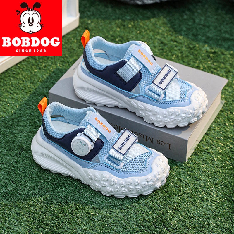 Babu Bean Boys Sandals 2025 Style Middle And Large Children'S Baotou Sports Hollow Frame Shoes Children'S Shoes For Men - Image 2