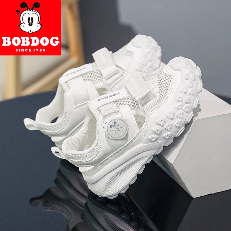 Babu Bean Boys Sandals 2025 Style Middle And Large Children'S Baotou Sports Hollow Frame Shoes Children'S Shoes For Men - Image 5