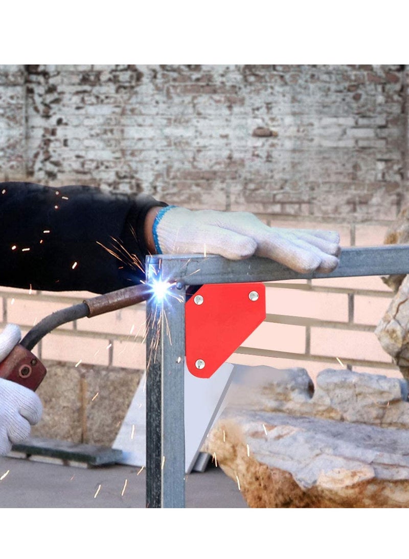 SYOSI Strong Hand Tools   Triangle Welding Positioner 4pcs 9LB Angle Soldering Locator Magnetic Magnet Corner Arrows Welder Welding Holder Tool, 5° 90° 135°Angle Magnet for Welding, Soldering - Image 3