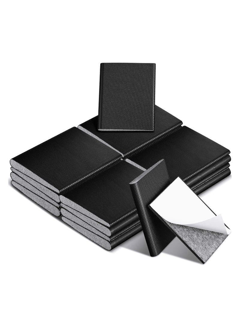 SYOSI Door Corner Seal, Weatherstripping Exterior Door Frame Seal, Door Frame Seal Wedge Draft Stopper, Draft Stopper Adhesive Corner Seal Pads, for Weather Stripping and Draft Protection (Black,16 Pieces)  - Image 1