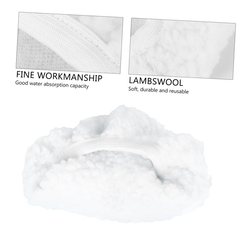 Lambswool Buffing Pads 5 Pack For Car Polishing Waxing Auto Detailing Soft Durable - Image 4