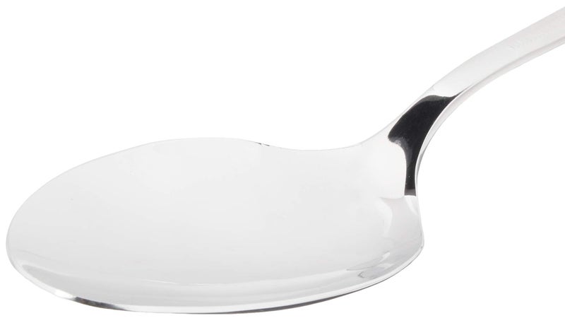 Mercer Culinary 18-8 Stainless Steel Plating Spoon with Solid Bowl, 9 Inch,Silver - Image 2