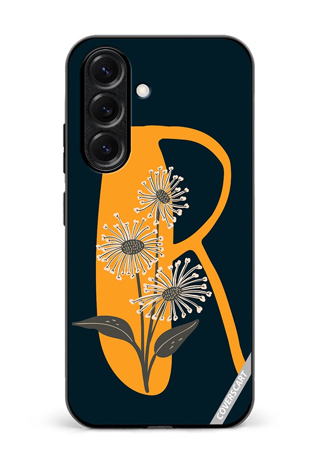 VR CREATIVE Protective Case Cover For Samsung Galaxy S25 Alphabet R Design Multicolour