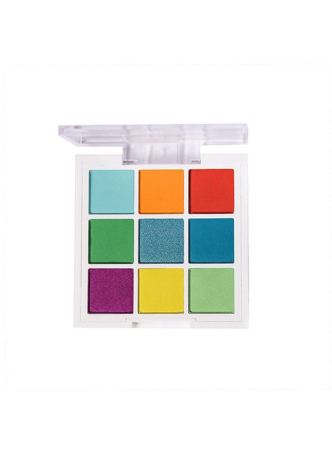 Pigment Play لوحة ظل بطل الملعب 9 درجات مختارة من الظلال المختلفة ذات الألوان المطفية والظلال اللامعة وأوراق اللمعان لظلال العيون الذهبية والليلكية الحقول 9 جرام (سكاي بلو) - Image 3