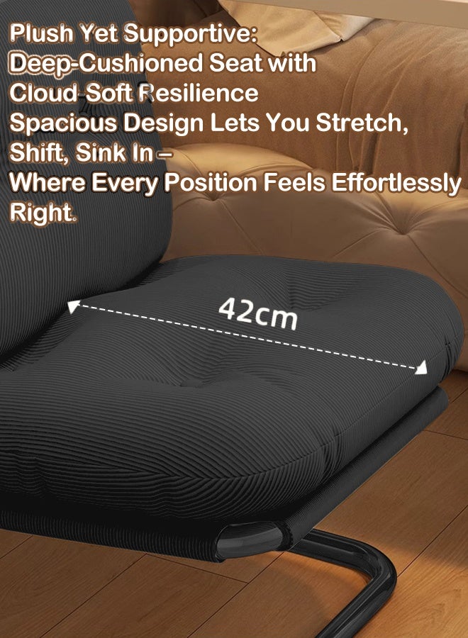 XiuWoo Modern Accent Sofa Chair with Metal Frame for Living Room Bedroom Balcony - Image 4