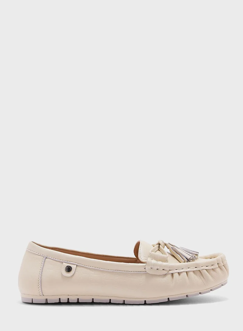 Hush Puppies Bow Detailed Ballerinas