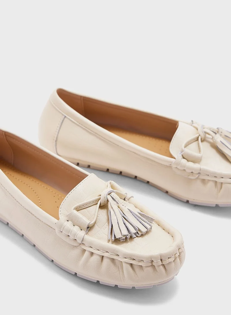 Hush Puppies Bow Detailed Ballerinas