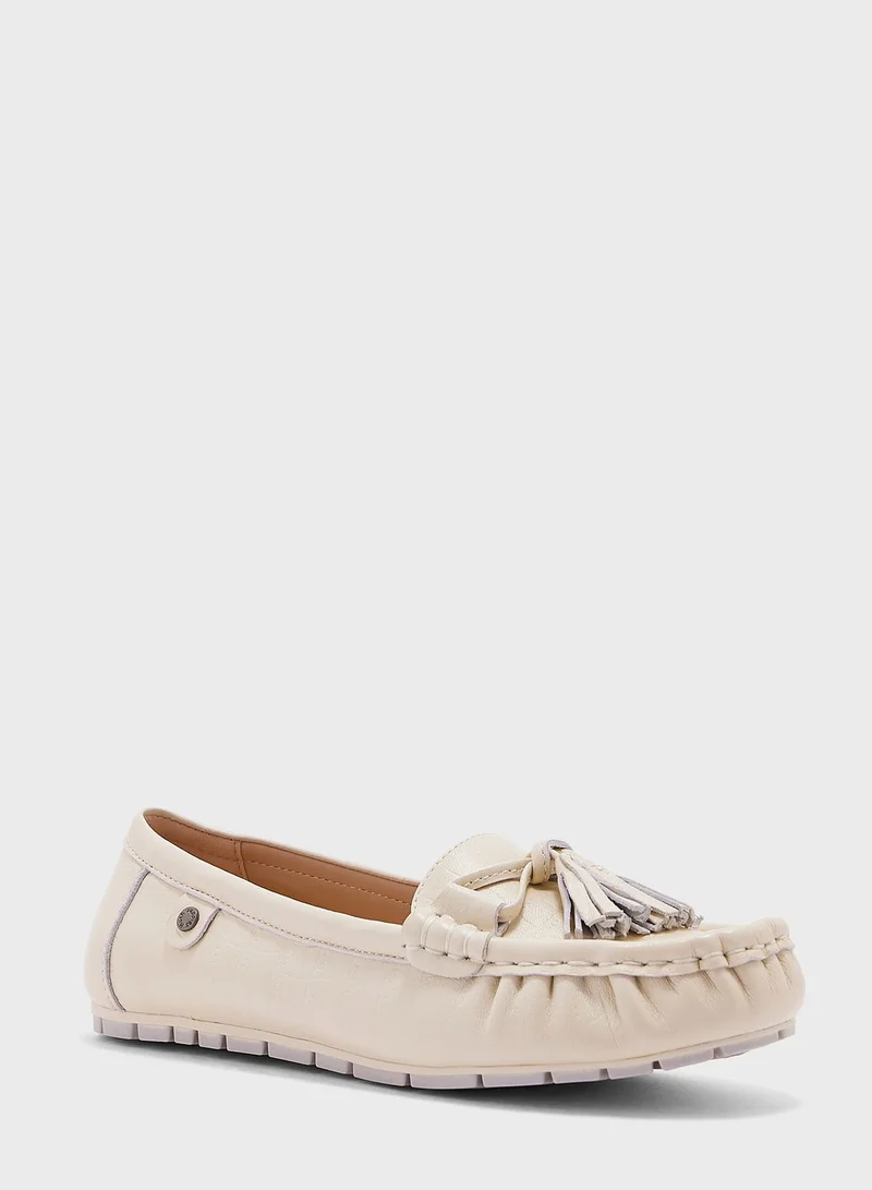 Hush Puppies Bow Detailed Ballerinas