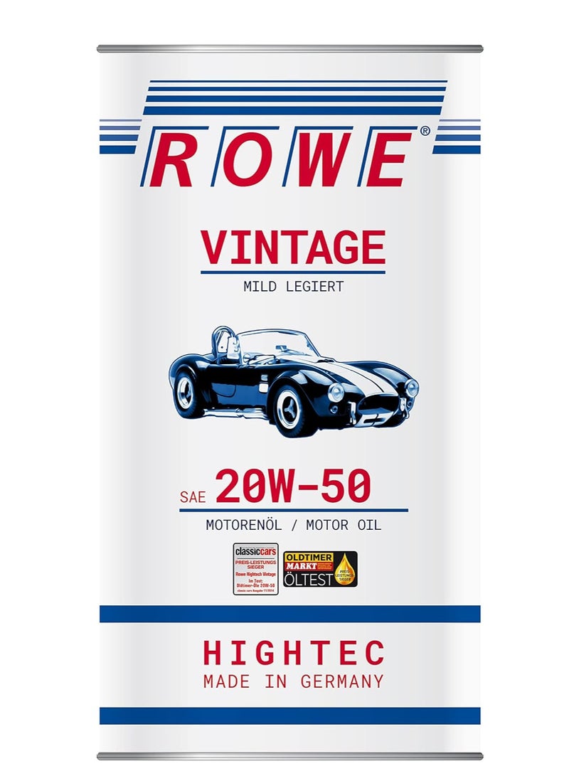 HIGHTEC VINTAGE SAE 20W-50 MILD LEGIERT -5 Ltr.