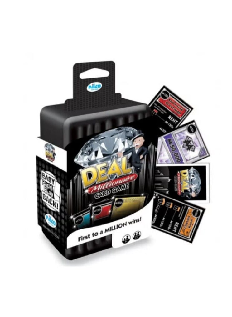 صفقة المليونير (علبة بلاستيكية) - لعبة ورق من نيلكو - Image 1