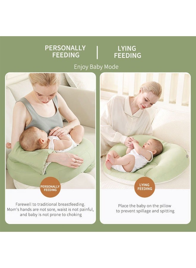 oldlaiben - Baby Nursing Pillows for Breastfeeding, Nursing Pillow and Positioner for Breastfeeding Baby Support and Propping, Baby Wedge Pillow, Feeding Pillows for Reflux Baby Sleep - Image 1
