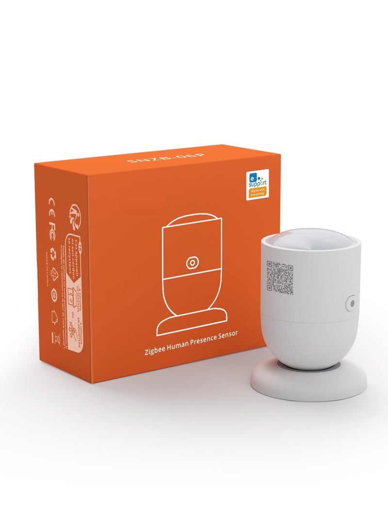 SYOSI - SNZB-06P Zigbee Human Presence Sensor with 5.8GHz Microwave Radar and Built-in Light Detector - Compatible with Alexa, Google Home, and Home Assistant - Image 1