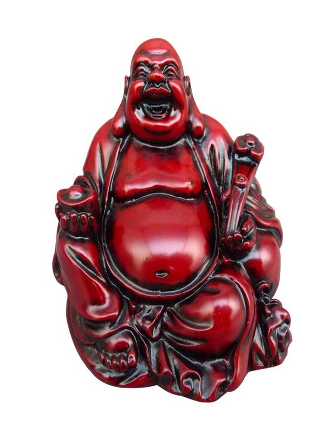 BESPORTBLE Maitreya Buddha Statue Resin Maitreya Buddha Laughing Buddha Ruyi Sitting Buddha Decoration Home Desk Ornament 1pc (2 Inches) - Image 1