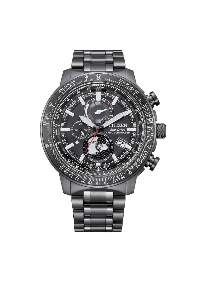 CITIZEN Citizen Promaster Sky BY3005-56G Men’s Watch, Satellite Wave GPS Black Dial 47.5mm Titanium Case 200M WR Eco-Drive - Image 1