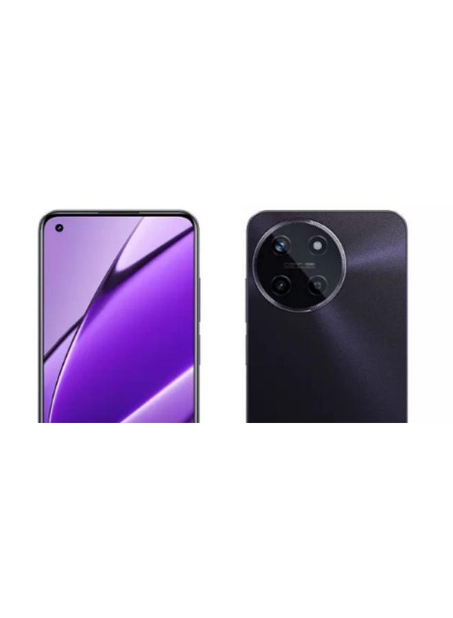 ريل مي Realme 11 ثنائي الشريحة، 8 جيجابايت رام، 256 جيجابايت، 4G، أسود / داكن جلوري - الإصدار العالمي - Image 3