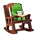 Refintural Miniature Frog Figurines Funny Frog Sculpture for Shelf Desk Decoration Frog Desk Accessories Perfect Cute Frog Gift for Frog LoversRocking Chair - Image 3