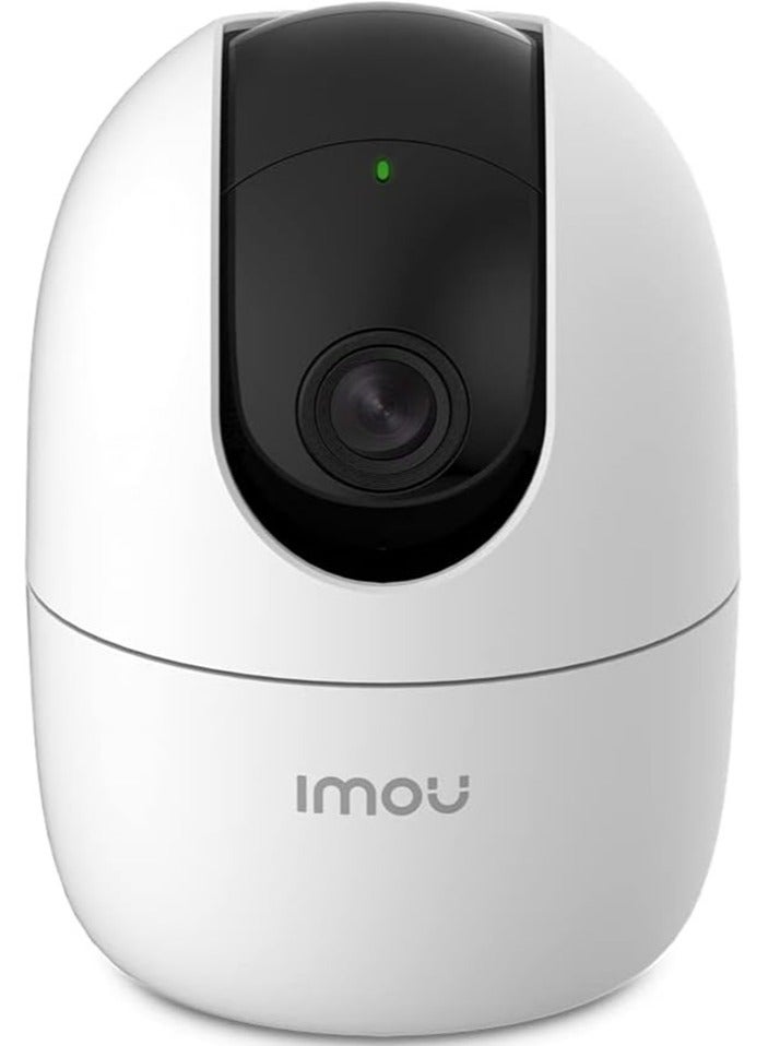 ايمو كاميرا أمان داخلية بدقة 1080P و2K، بدقة 3 ميجابكسل، بزاوية رؤية 360° واتصال WiFi، مزودة بكشف الإنسان، تتبع الحركة، صوت ثنائي الاتجاه، رؤية ليلية بالأشعة تحت الحمراء، وضع الخصوصية، تخزين محلي وسحابي، منفذ إيثرنت، باللون الأبيض. - Image 2