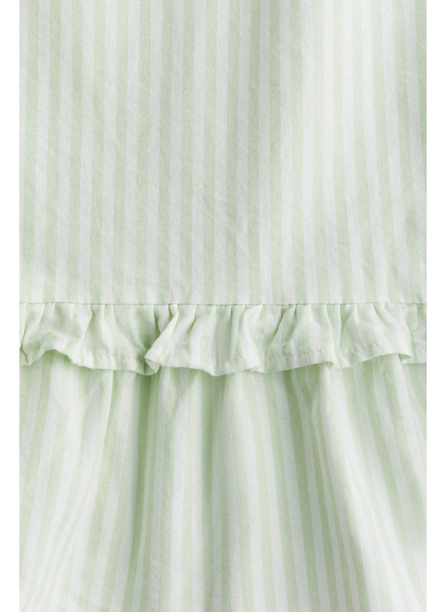 H&M Cotton Peplum Top