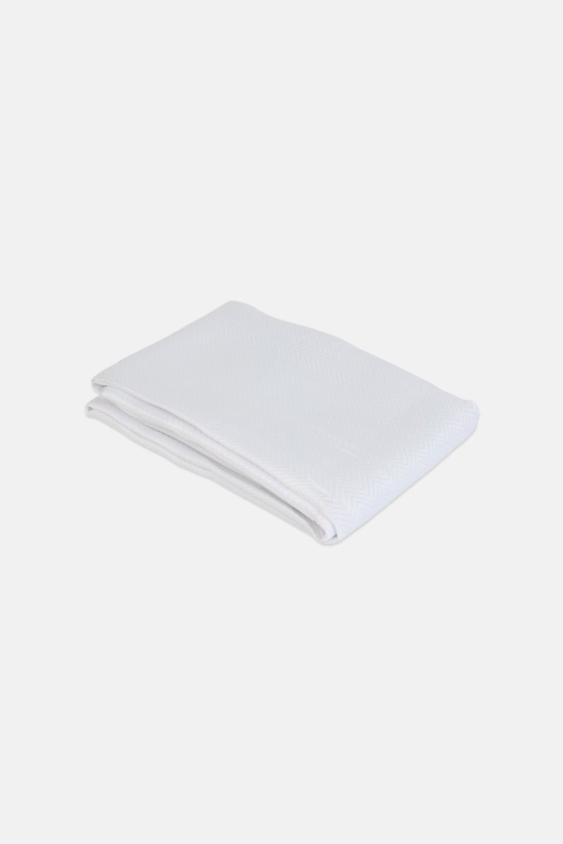 YOTO Textured Shower Curtain Liner, White - Image 2