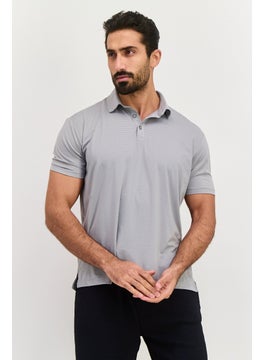 Men Sportswear Fit Short Sleeves Performance Polo Shirt, Grey - pzsku/Z23B5384674D12F4EADD1Z/45/_/1737641867/9397be2f-f651-44ac-93df-e472fdd77618