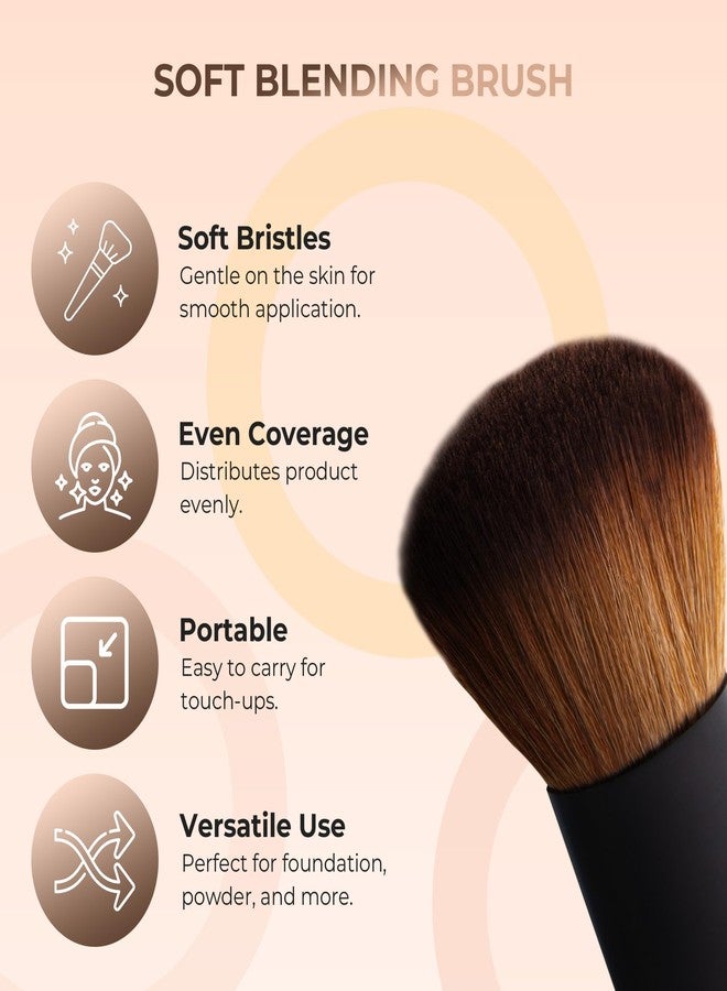Sweet Face Minerals 4pc Full Size Kit (Light) Mineral Makeup Matte Translucent Loose Foundation + Kabuki Brush + Concealer + Finishing Setting Powder + Bare Face Full Coverage SPF 30 All Skin Types Waterproof - Image 5