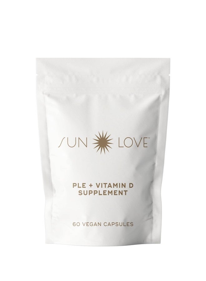 SUN LOVE PLE + Vitamin D Supplement - Refill - 60 Vegan Capsules - Image 1