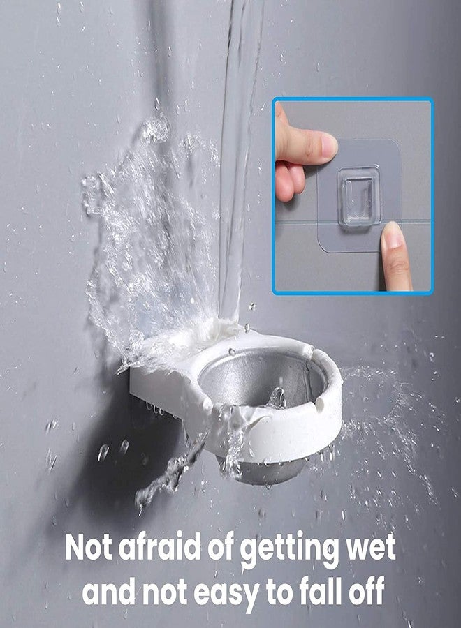 PRAYAS Nailless Wall Mounted Ashtray Removable Stainless Steel Ashtray Wall Mounted Ashtray for Bathroom Toilet Hallway Kitchen Hotel Office (White) - Image 5