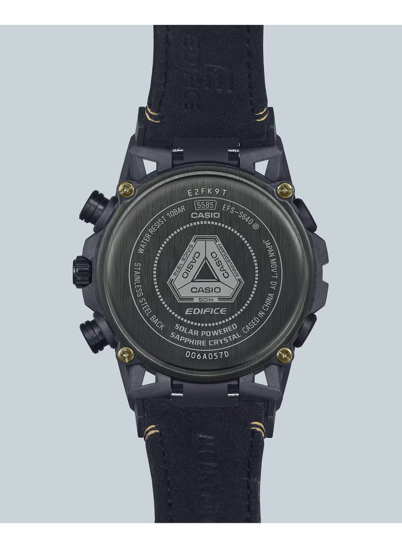 CASIO ساعة يد للرجال من إيديفيس 50th Anniversary Edition EFS-S640ZE-1ADR - Image 2