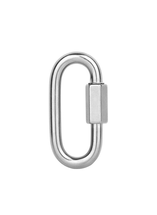 Golmud Geermu 8cm Meilong Lock Connector, 304 Stainless Steel Quick Link, Climbing Carabiner, Connecting Clip, 2-piece Set - Image 3