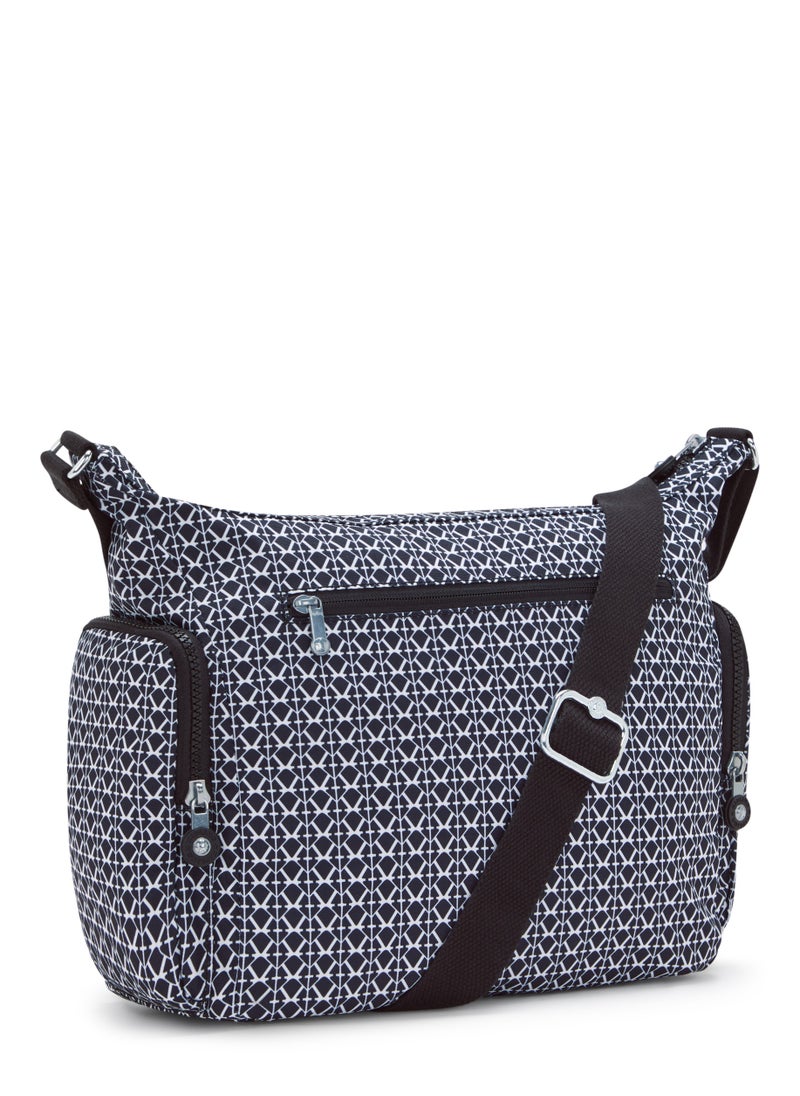 kipling GabbLarge Crossbody Bag with Adjustable Straps Signature Print-I6525DD2  - Image 2