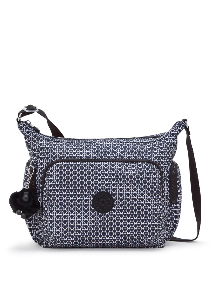 kipling GabbLarge Crossbody Bag with Adjustable Straps Signature Print-I6525DD2  - Image 1