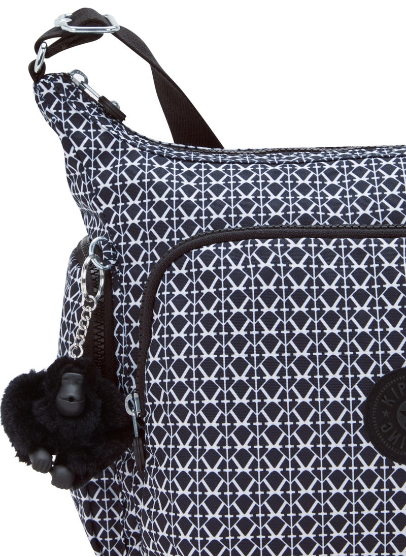 kipling GabbLarge Crossbody Bag with Adjustable Straps Signature Print-I6525DD2  - Image 5