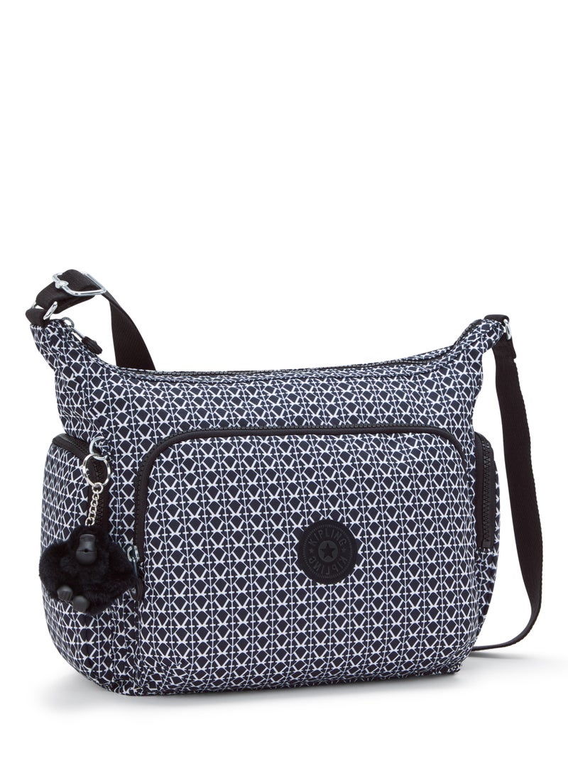 kipling GabbLarge Crossbody Bag with Adjustable Straps Signature Print-I6525DD2  - Image 4