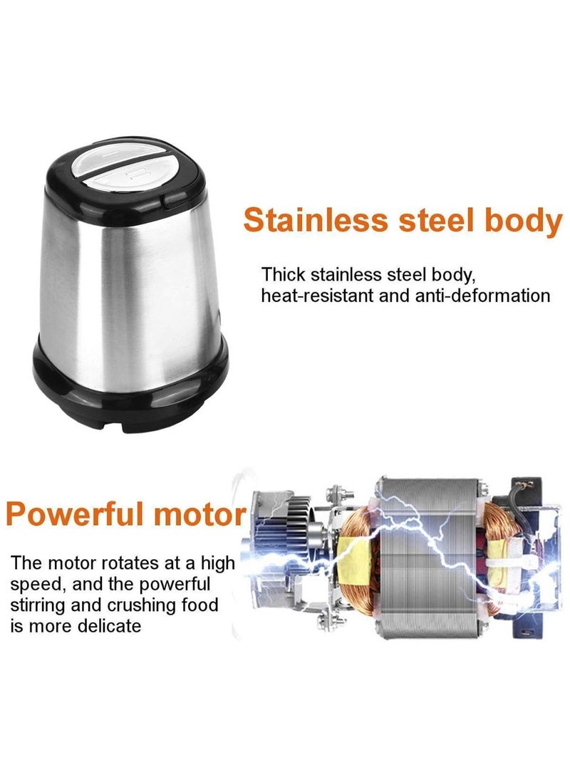 DubaiGallery Food Chopper Electric Meat Chopper with Powerful Motor 3L Stainless Steel, 2 Speed Levels Safety Function Multi Chopper For Meat Fruits Vegetables. - Image 3
