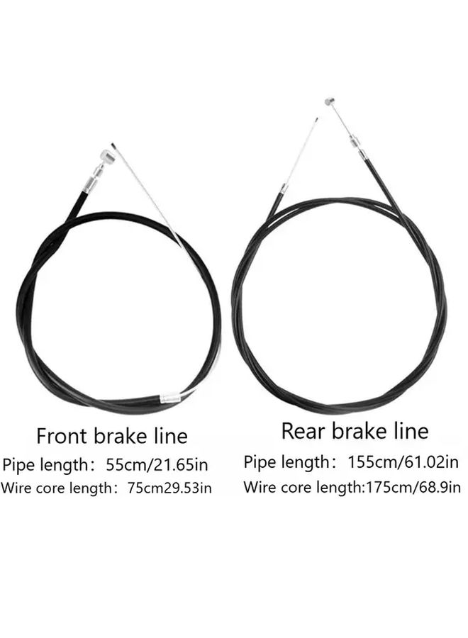 Rear Brake Line Tube Heavy Duty Brake Cable Kit Compatible With V Brake And Disc Brake - Image 3