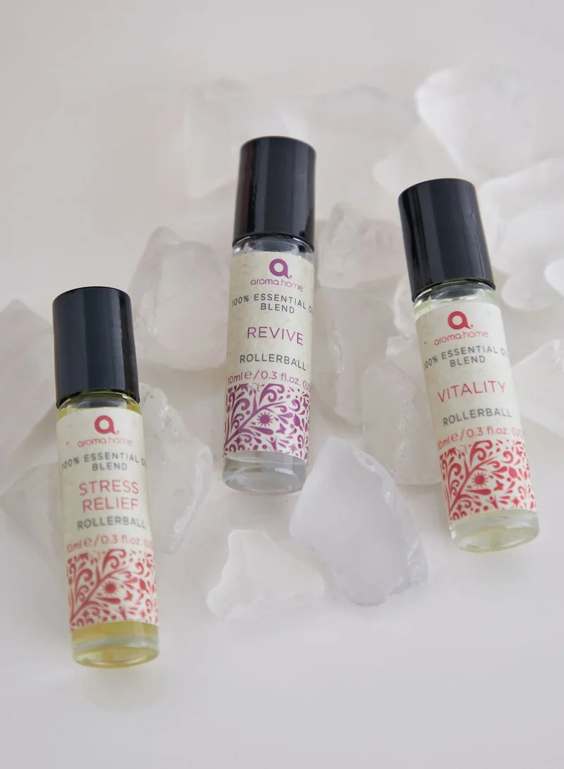Aroma Home Essential Oil Blends Roller Ball Set