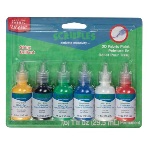 Scribbles Fabric Paint, 6 Fl Oz (Pack of 1), Shiny - Image 1