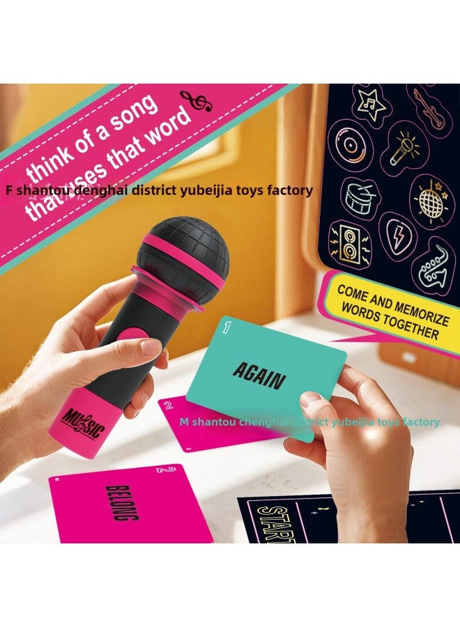 لعبة Wheat Grab The Mic Family Karaoke Game Karaoke Board Game - اللون: Bad Singer [صندوق الألوان]--9902 - Image 4