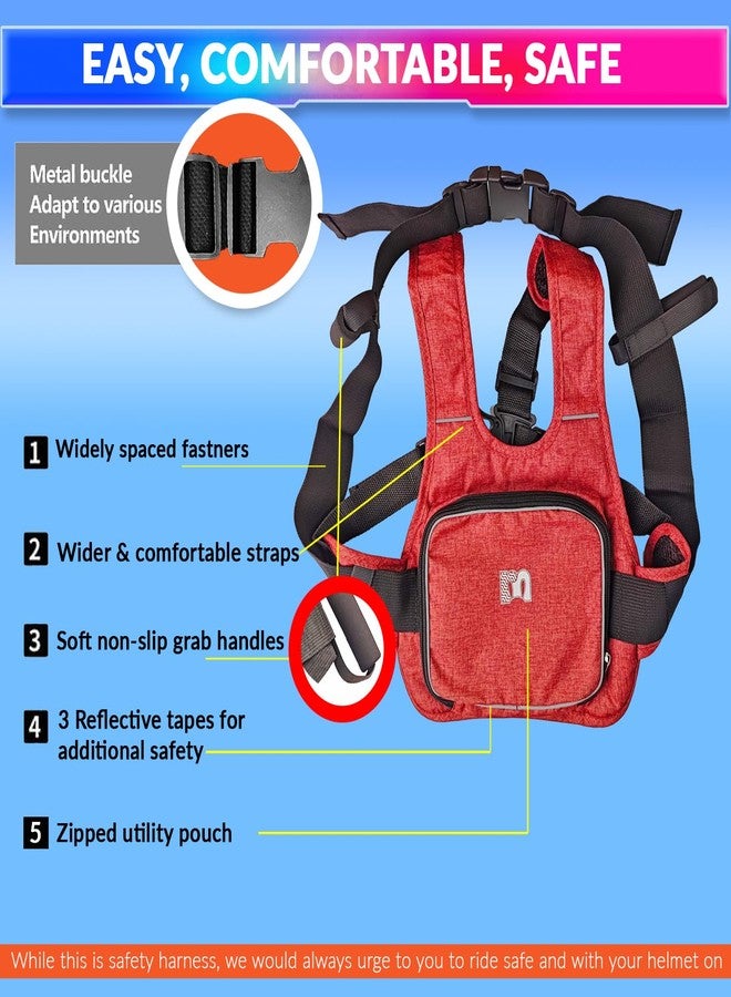 amiciCare Children Motorcycle Security Strap, Adjustable Toddler Safety Harness For 2-12 Years Children - Image 3